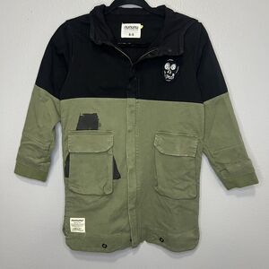 Have one to sell? Sell now nununu Kids Sz 8-9 Deconstructed Army Coat - Control